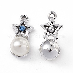 Alloy Rhinestone Pendants&nbsp;ALRI-K049-06P