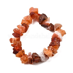 天然石カーネリアンビーズ連売り  原石  ナゲット  7~25x8~24.5x5~16mm  穴：0.9~1mm  約14~28個/連  7.48''~8.43''（19~21.4センチメートル）&nbsp;G-I283-F18