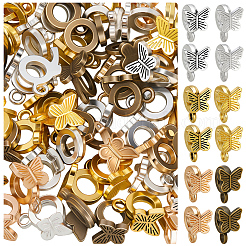 120Pcs 6 Colors Alloy Tube Bails&nbsp;FIND-SC0017-99