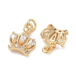 SHEGRACE Brass Micro Pave Cubic Zirconia Pendants&nbsp;XGRQ3D355-516G
