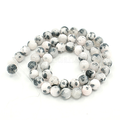 Natural Persian Jade Beads Strands&nbsp;G-D434-8mm-10