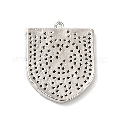 Brass Micro Pave Cubic Zirconia Pendants&nbsp;KK-Q772-07P