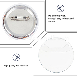 100Pcs PVC Badge Protector Covers&nbsp;FIND-SP0006-26B