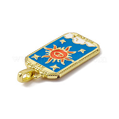 Alloy Enamel Pendants&nbsp;X-ENAM-D042-01D