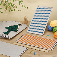 24Pcs Cardboard Weaving Looms&nbsp;DIY-FG0001-41A