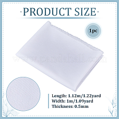 ポリコットン生地  服装アクセサリー  ホワイト  1120x0.5mm&nbsp;DIY-WH0622-749A