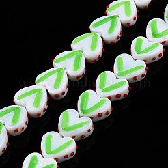Opaque Handmade Bumpy Lampwork Beads Strands&nbsp;LAMP-T017-20-B03