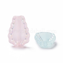 Transparent Frosted Acrylic Beads&nbsp;OACR-P013-35M