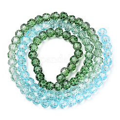 Transparent Glass Beads Strands&nbsp;LS-GLAA-E036-07L