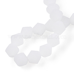 Imitation Jade Frosted Glass Bead Strands&nbsp;EGLA-A039-J6mm-MD06