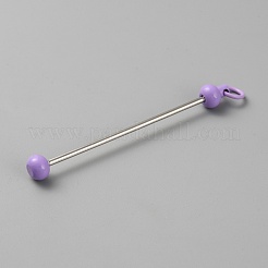 Iron Bar Beadable Keychain for Jewelry Making DIY Crafts&nbsp;IFIN-SZC0005-01A-16