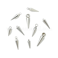 60Pcs 6 Styles 201/304 Stainless Steel Pendants&nbsp;STAS-CJ0002-93