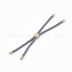 Nylon Twisted Cord Bracelet Making&nbsp;MAK-T003-10G