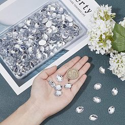250Pcs Imitation Taiwan Acrylic Rhinestone Cabochons&nbsp;GACR-FG0001-08