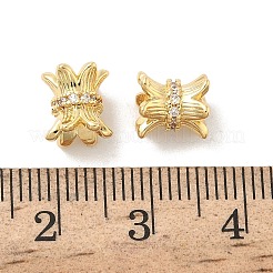 真鍮製ビーズキャップ  八重咲き  18KGP本金メッキ  8x7mm  穴：2.5mm&nbsp;KK-B166-18G