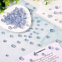 Frosted Transparent Glass Bead Strands&nbsp;GLAA-TA0002-77B