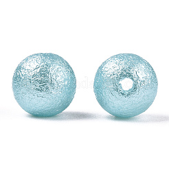 Matte Round ABS Plastic Imitation Pearl Beads&nbsp;SACR-R880-8mm-Z19