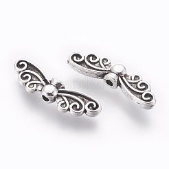 Tibetan Style Alloy Beads&nbsp;X-TIBEB-1331-AS-FF