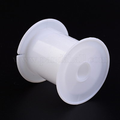 プラスチックスプール  ホイール  ホワイト  37x44mm  穴：13mm&nbsp;X-TOOL-R002-1