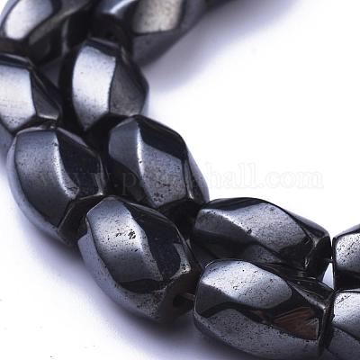 Magnetic Synthetic Hematite Beads Strands&nbsp;IM8x12mm602-1