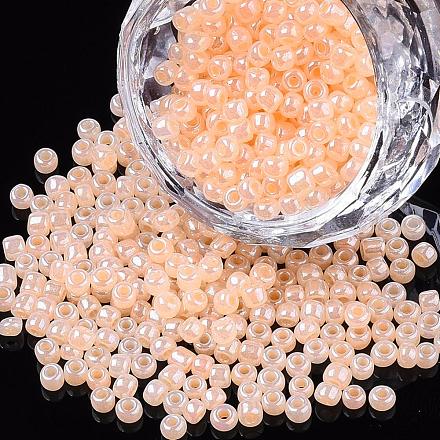 ガラスシードビーズ セイロン ラウンド ビスク 8/0 3mm 穴:1mm 約10000個/ポンド SEED-A011-3mm-147-1