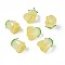 Plastic Beads, Flower, Champagne Yellow, 15x14x14mm, Hole: 1.2mm