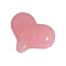 Acrylic Beads, Imitation Jelly, Heart, Flamingo, 16.8x21.7x9mm, Hole: 1.5mm, about 315pcs/bag