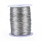 Round Copper Jewelry Wire, Platinum, 22 Gauge, 0.6mm, about 1279.52 Feet(390m)/1000g
