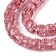Crackle Transparent Glass Beads Strands&nbsp;GLAA-N069-03A-05-3