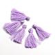 Handmade Polycotton(Polyester Cotton) Tassel Decorations&nbsp;OCOR-Q024-13-1