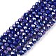 Electroplate Glass Beads Strands&nbsp;EGLA-A044-P2mm-B07-1