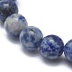 Natural Blue Spot Jasper Bead Stretch Bracelets&nbsp;BJEW-K212-B-039-3