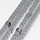 Electroplate Non-magnetic Synthetic Hematite Beads Strands&nbsp;G-J170A-4x4mm-M-2