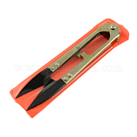 シャープスチール鋼製はさみ  ダークカーキ  ブラック  109x23x11mm&nbsp;TOOL-R025-02