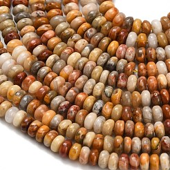 Natural Crazy Agate Beads Strands&nbsp;G-Z110-B34-2x4mm