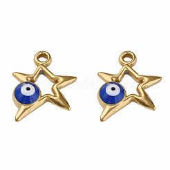 304 Stainless Steel Enamel Pendants&nbsp;LS-STAS-N087-51-03G