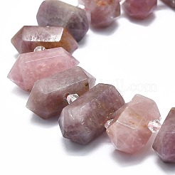 Natural Rose Quartz Beads Strands&nbsp;G-F715-041