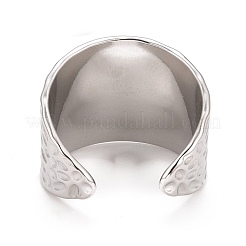 Non-Tarnish 304 Stainless Steel Open Cuff Ring&nbsp;RJEW-C025-27P