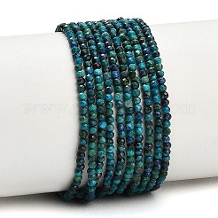 Natural Chrysocolla Beads Strands&nbsp;GG-CBA77FB-B12-2mm