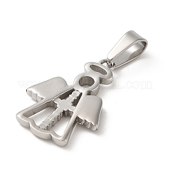 304 Stainless Steel Pendants&nbsp;STAS-M321-06P