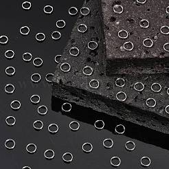 変色しにくいジュエリー金具 オリジナルカラーのステンレススチール製スプリットリング  ダブルループ丸カン  6x1.2mm  内径約4.8mm  約133~136個/10g&nbsp;X-STAS-E010-6x1mm-2