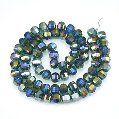 Electroplate Glass Beads Strands&nbsp;EGLA-S174-05G