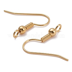Brass Earring Hooks&nbsp;KK-F824-017G