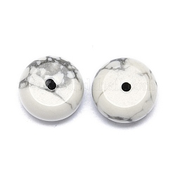 天然石ハウライトビーズ  ロンデル  10x5.5mm  穴：1mm&nbsp;G-H268-O02