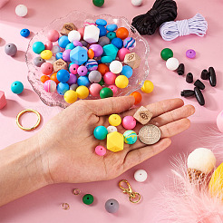 DIY Keychain Bracelet Making Kit&nbsp;DIY-TA0004-19