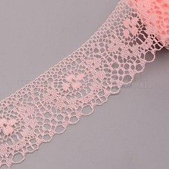 Polyester Lace Trim&nbsp;OCOR-WH0068-27