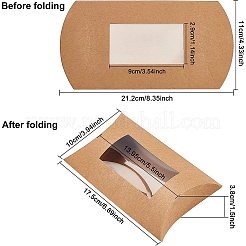 Paper Pillow Boxes&nbsp;CON-WH0073-49A