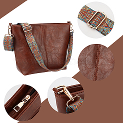 PU Leather Shoulder Bags with Ethic Bag Starp&nbsp;AJEW-WH20816-217B