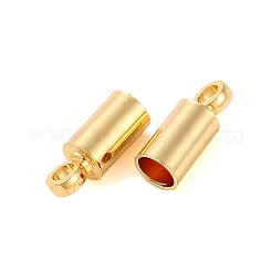 Rack Plating Brass Cord Ends&nbsp;KK-TAC0015-02KCG