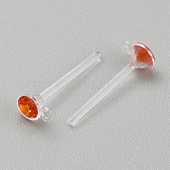 Resin Stud Earring Finding&nbsp;RESI-WH20001-08F